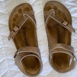Birkenstock Yara Sandal Oiled Leather - Tobacco